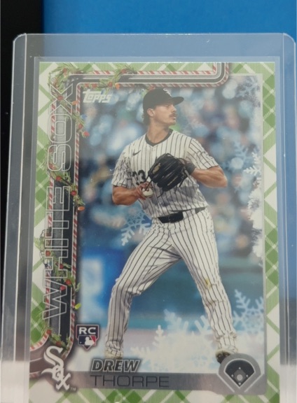 2025 Topps Holiday #H6 Drew Thorpe — front