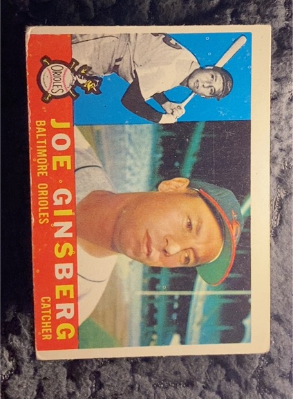 1960 Topps #304 Joe Ginsberg — front