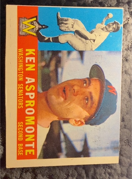 1960 Topps #W Ken Aspromonte — front
