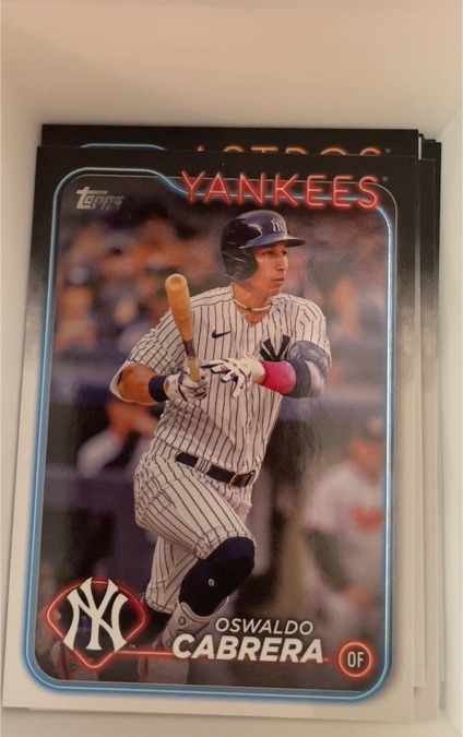 2024 Topps #479 Oswaldo Cabrera — front