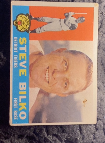 1960 Topps #396 Steve Bilko — front