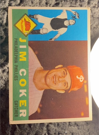 1960 Topps #438 Jim Coker — front