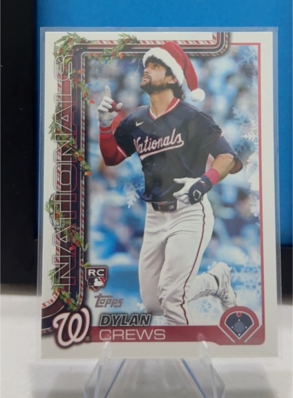 2025 Topps Holiday #H46 Dylan Crews — front