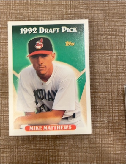 1993 Topps #787 Mike Matthews — front