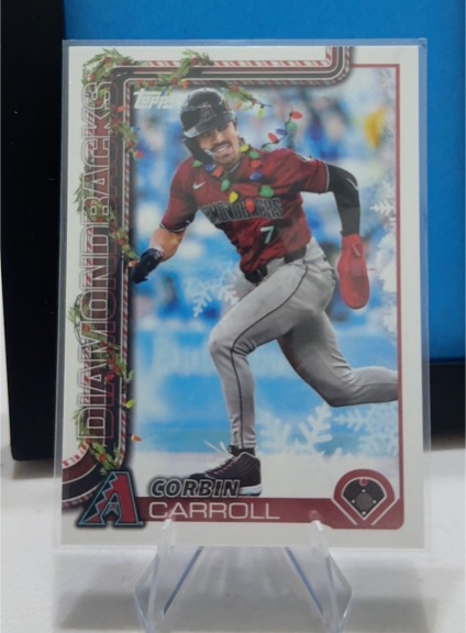 2025 Topps Holiday #H158 Corbin Carroll — front