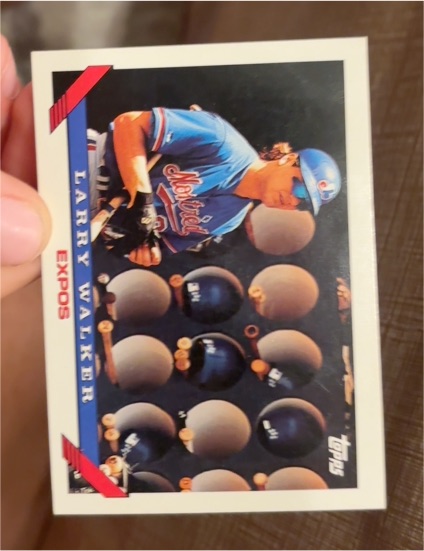 1993 Topps #95 Larry Walker — front
