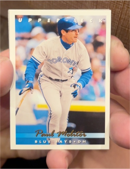 1993 Upper Deck #705 Paul Molitor — front