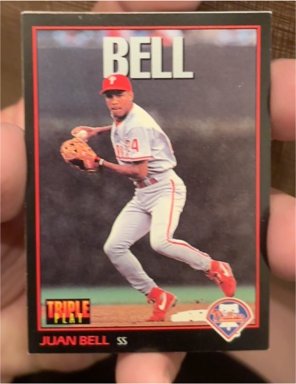 1993 Leaf Triple Play #98 Juan Bell — front