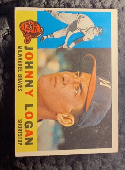 1960 Topps #205 Johnny Logan — front