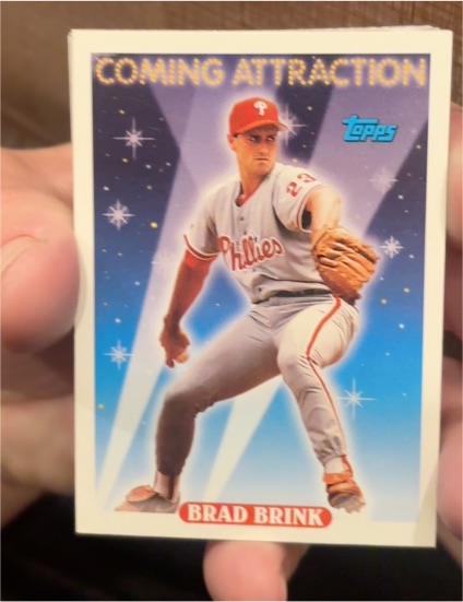 1993 Topps #818 Brad Brink — front