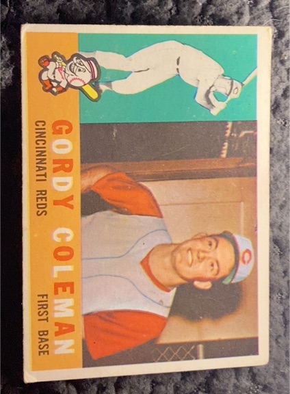1960 Topps #257 Gordy Coleman — front