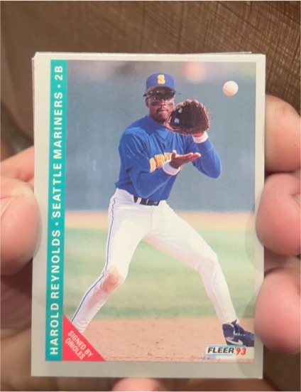 1993 Fleer #680 Harold Reynolds — front