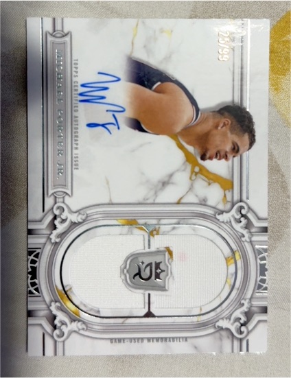 2024 Topps Royalty Regalia Relic Signatures Michael Mmoh #RRS-MM — front