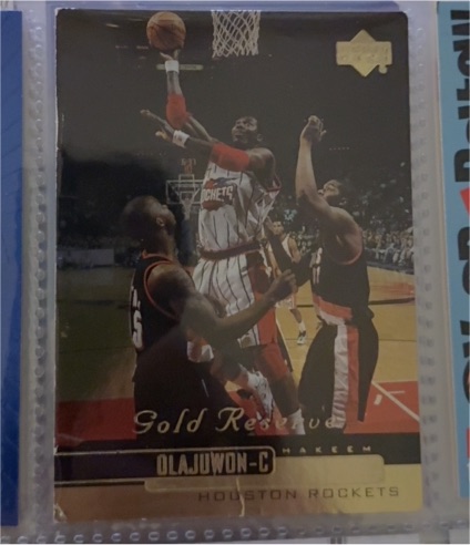 1999-00 Upper Deck Gold Reserve #76 Hakeem Olajuwon — front