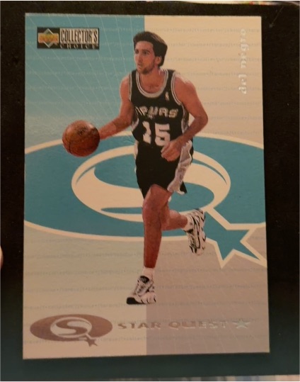 1997-98 Collector's Choice StarQuest #SQ20 Vinny Del Negro — front