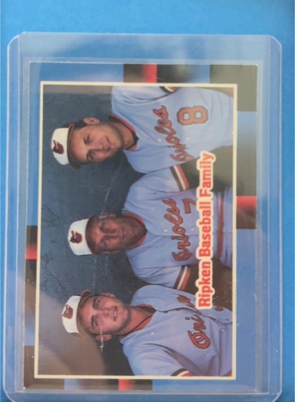 1988 Donruss #625 Ripken Baseball Family — front