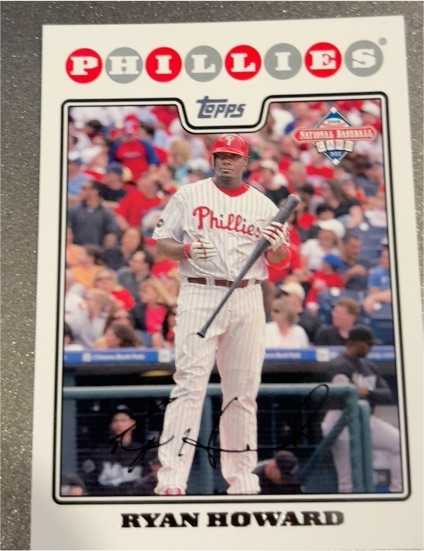 2008 Topps #3 Ryan Howard — front