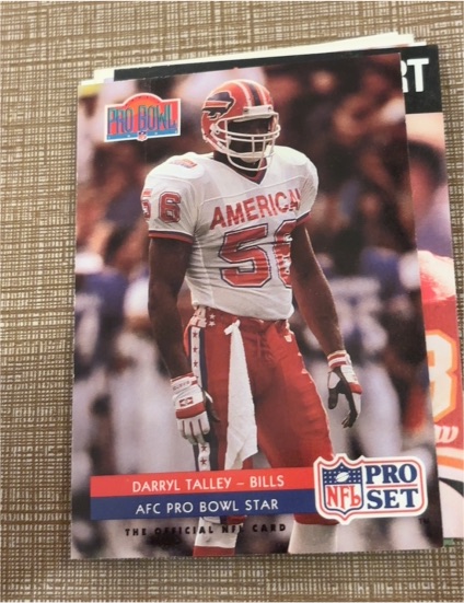 1992 Pro Set #394 Darryl Talley — front