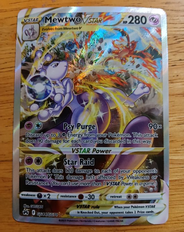 2023 Pokémon S12a VSTAR Universe #221 Mewtwo VSTAR — front