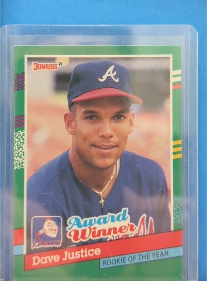 1991 Donruss #683 Dave Justice — front
