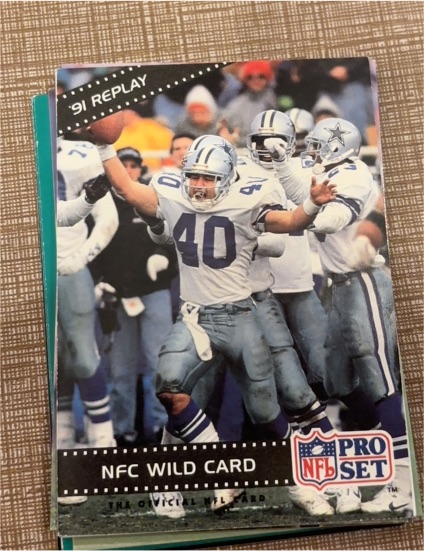 1992 Pro Set #56 NFC Wild Card — front