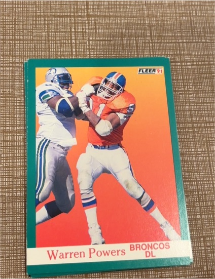 1991 Fleer #53 Warren Powers — front