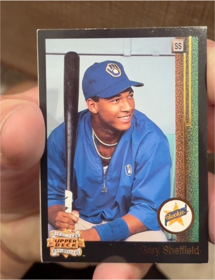 1989 Upper Deck #13 Gary Sheffield Rookie Card — front
