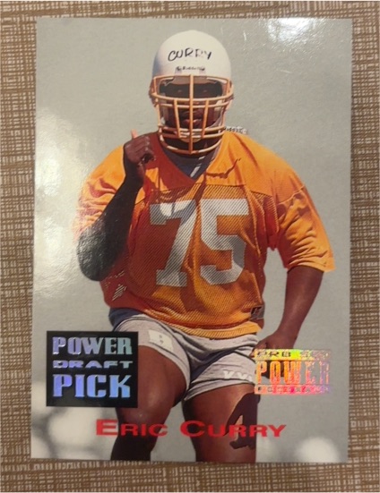 1993 Pro Set Power Draft Picks #PDP27 Eric Curry — front
