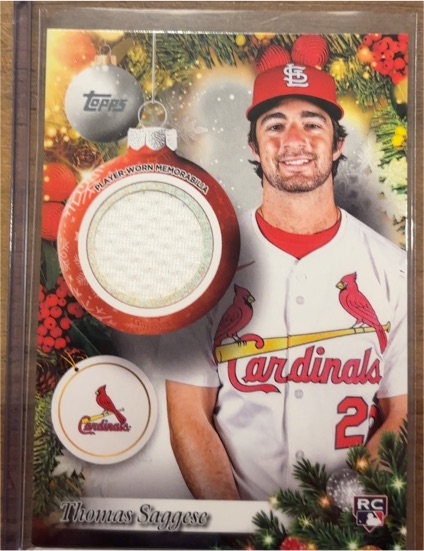 2025 Topps Holiday #PR-TSA Thomas Saggese — front