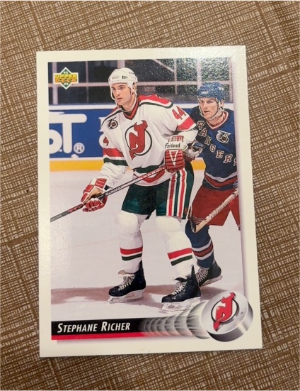 1992-93 Upper Deck #56 Stephane Richer — front