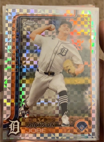 2025 Topps Chrome #249 Jackson Jobe — front