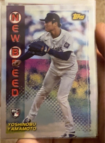 2024 Topps Archives New Breed #99NB-6 Yoshinobu Yamamoto — front