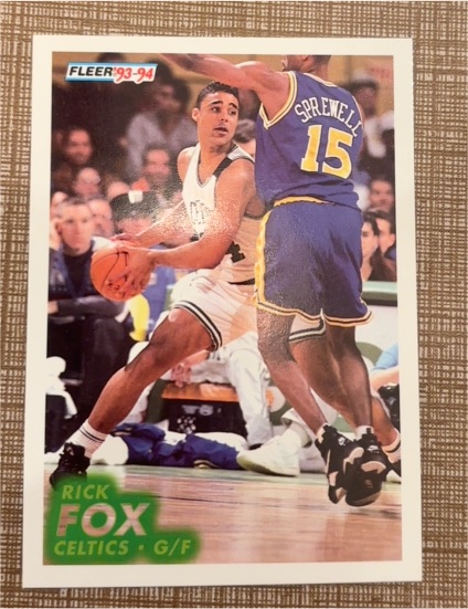 1993-94 Fleer #12 Rick Fox — front
