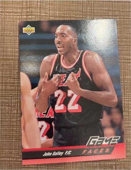 1992-93 Upper Deck Game Faces #497 John Salley — front