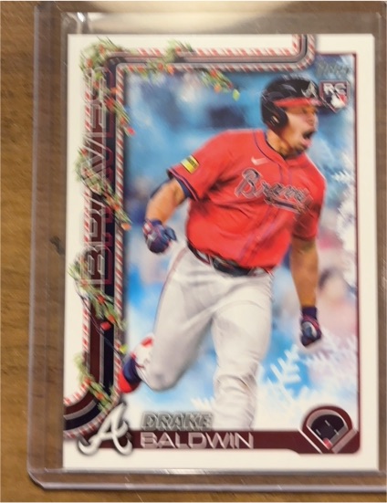 2025 Topps Holiday #H60 Drake Baldwin — front