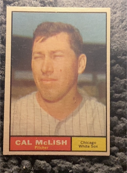 1961 Topps #157 Cal McLish — front