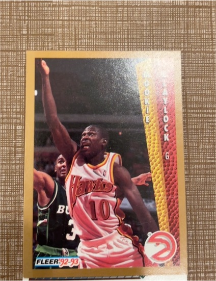 1992 Fleer #301 Mookie Blaylock — front