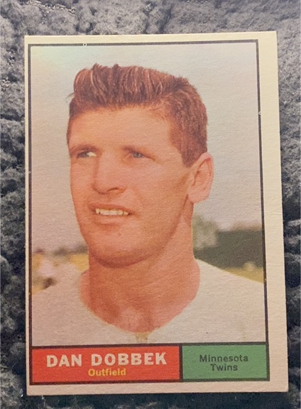 1961 Topps #108 Dan Dobbek — front