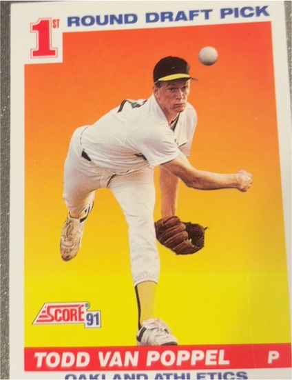 1991 Score #389 Todd Van Poppel — front