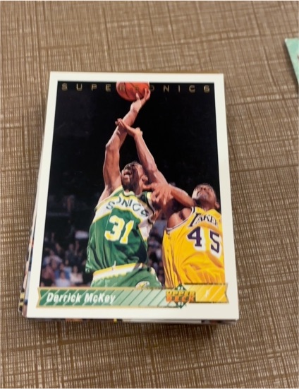 1992-93 Upper Deck #235 Derrick McKey Seattle SuperSonics — front