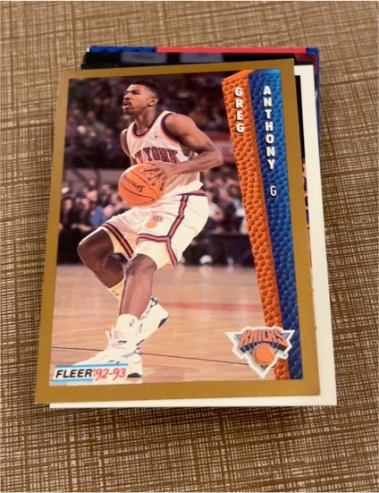 1992-93 Fleer #148 Greg Anthony — front