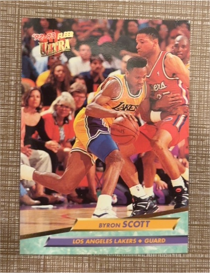 1992-93 Fleer Ultra #93 Byron Scott — front