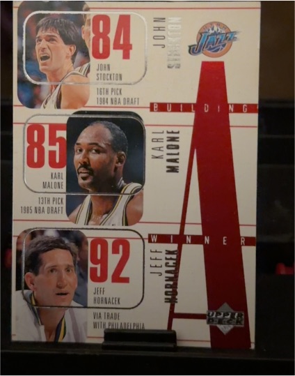 1996-97 Upper Deck #162 John Stockton / Karl Malone / Jeff Hornacek — front
