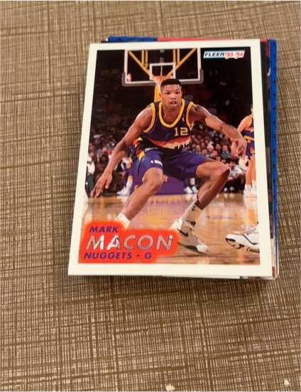 1993-94 Fleer #53 Mark Macon — front