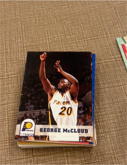 1993-94 NBA Hoops #86 George McCloud — front