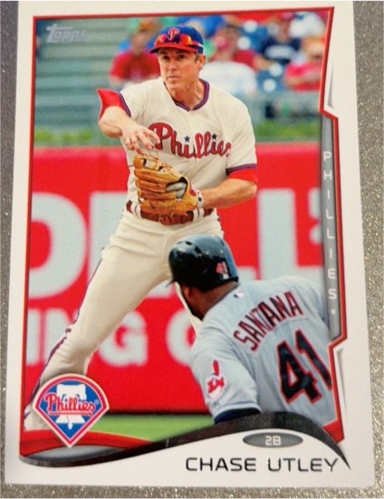 2014 Topps #502 Chase Utley — front