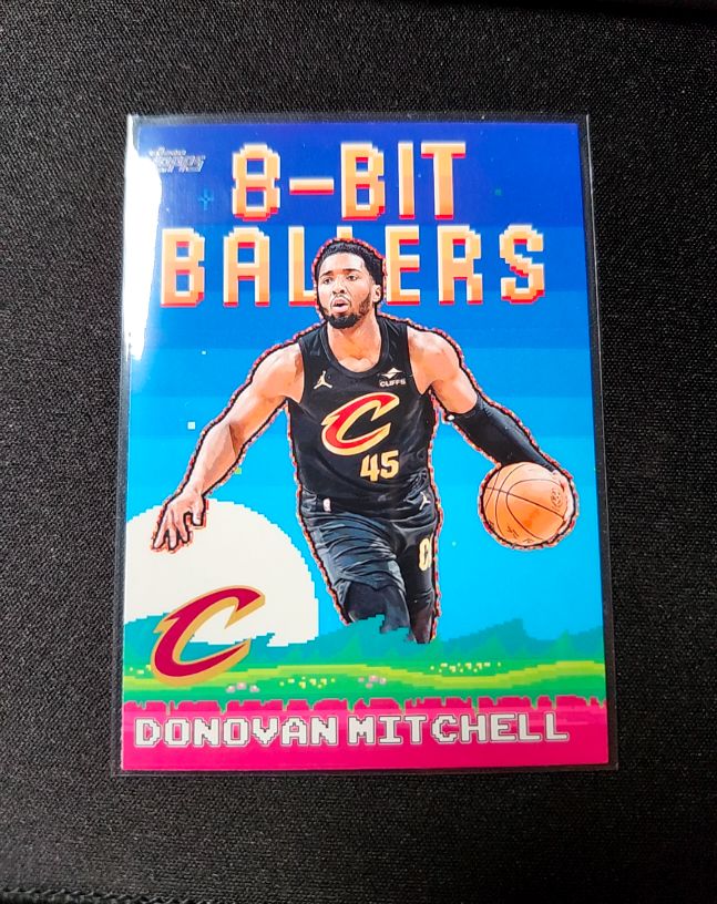 2025-26 Topps Basketball #8B-11 Donovan Mitchell 8-Bit Ballers — front
