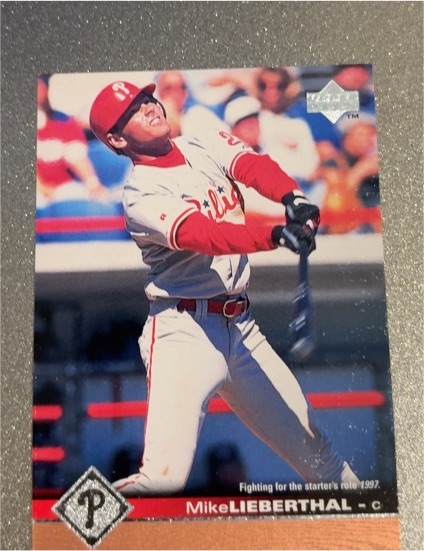 1997 Upper Deck #452 Mike Lieberthal — front