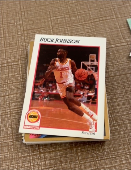 1991-92 NBA Hoops #76 Buck Johnson — front