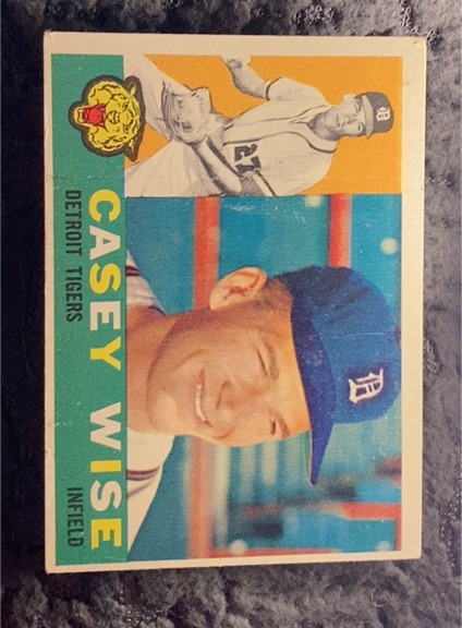 1960 Topps #342 Casey Wise — front